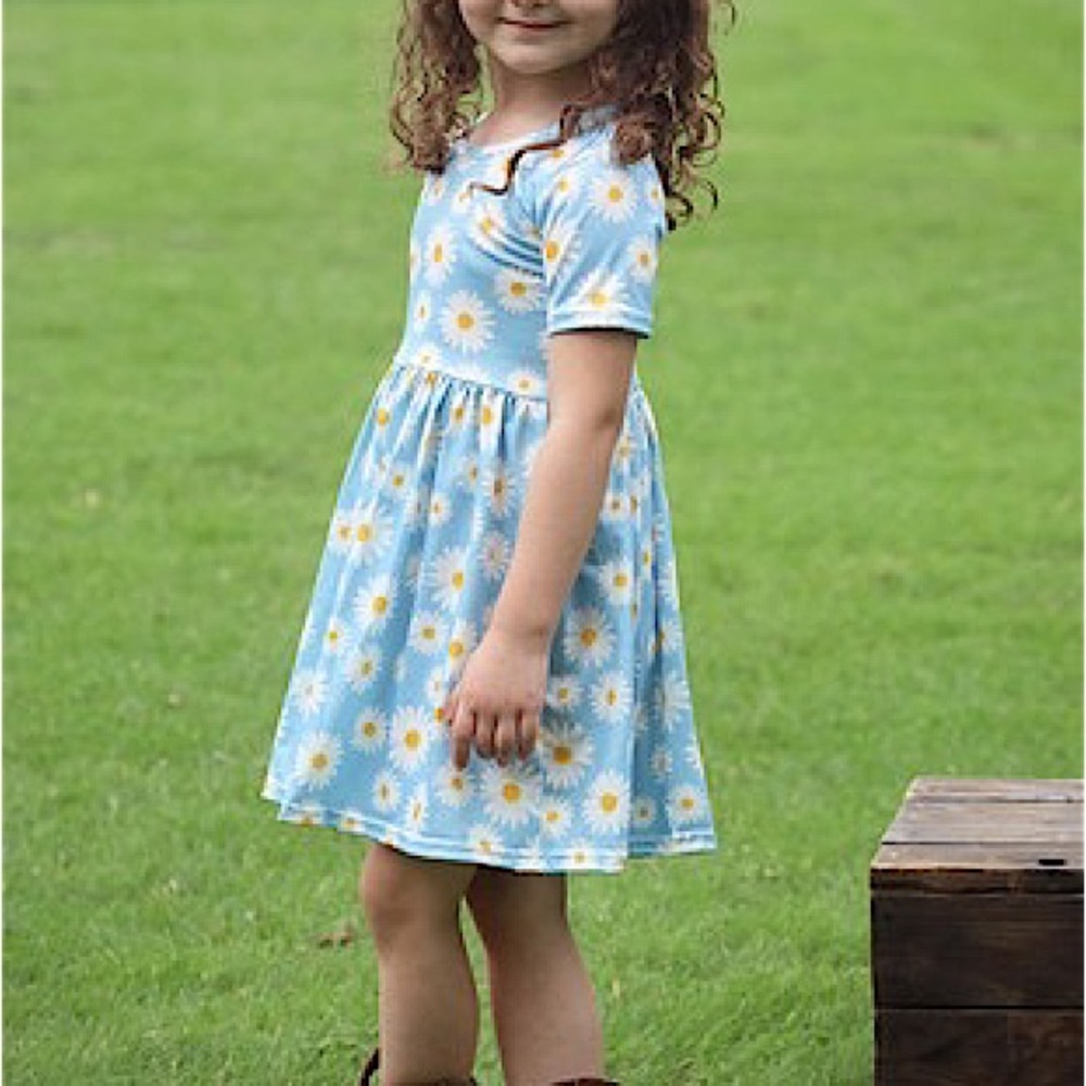 DAISY PRINT DRESS